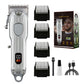 ✂️50% OFF NOW! Rechargeable Electric Hair Clipper – 7200 RPM Barber Trimmer with Smart LCD Display, 5H Long Battery Life, Quiet Powerful Hair Cutting Machine for Home & Salon