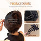 Sparkling Elegant Black Bow Hair Clip for Updos