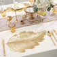 Heat-Resistant 3D Gold Leaf Dining Placemat