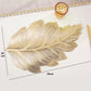 Heat-Resistant 3D Gold Leaf Dining Placemat