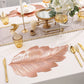 Heat-Resistant 3D Gold Leaf Dining Placemat