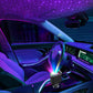 120W Purple Star Top Ambient Light Car Charger with Retractable Cable