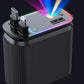 120W Purple Star Top Ambient Light Car Charger with Retractable Cable