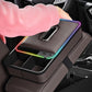 🚗50% OFF NOW! Car Armrest Storage Box with RGB LED Ambient Lighting – Multi-Functional Car Organizer with Tissue Holder, Cup & Phone Slot, Space-Saving Auto Console Storage Box