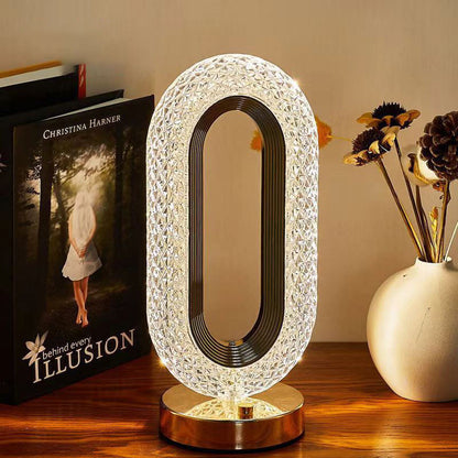 🎅50K+ SOLD! 🎁✨Rechargeable Luxury Crystal LED Night Light Lamp
