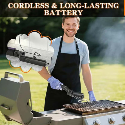 🔥Wireless Electric Grill Brush Cleaner