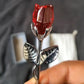 💖 Eternal Love Metal Crystal Rose