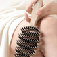 Boar Bristles Hair Brush with Curved Design