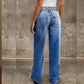 📢📢60% off!! ⏰Effortlessly chic, loose-fitting wide-leg jeans【BUY 2 AND GET FREE SHIPPING】