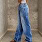 📢📢60% off!! ⏰Effortlessly chic, loose-fitting wide-leg jeans【BUY 2 AND GET FREE SHIPPING】