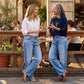 📢📢60% off!! ⏰Effortlessly chic, loose-fitting wide-leg jeans【BUY 2 AND GET FREE SHIPPING】