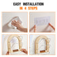 Drill-Free Wall-Mounted Pot Lid Organizer