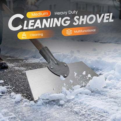 Robust multifunctional cleaning shovel