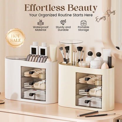 Multi-Compartment Beauty Storage Caddy