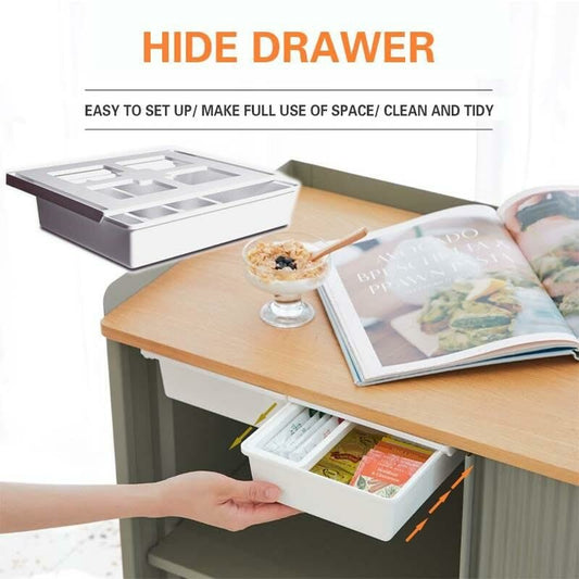 Under Desk Hide Drawer
