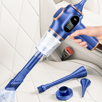 Cordless handheld vacuum cleaner with suction and blowing function – For home and car, compact and powerful 🧹🚗