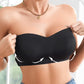 Women's Strapless Wireless Bra with Side Closure