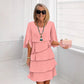 Women's Elegant Layered Ruffle Sleeve Dress