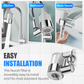 Universal 720° Rotating Faucet Filter Nozzle Set