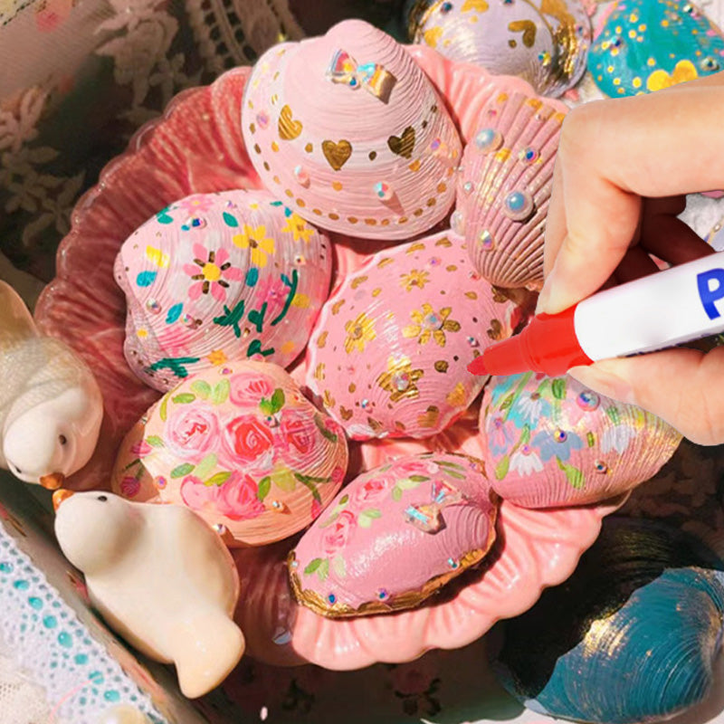 Low-odor oil-based paint marker for indoor creative projects