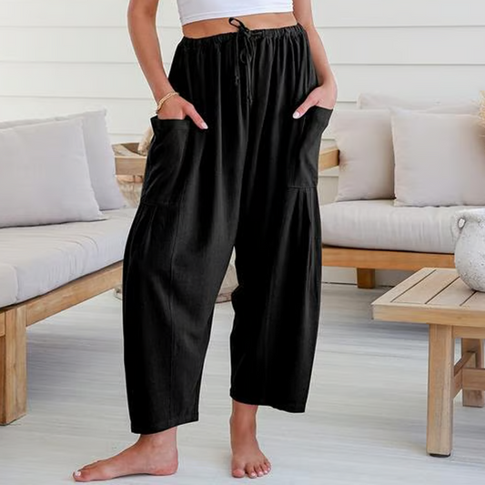 💖Women's Solid Color Wide Leg Pants