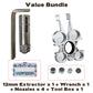 Premium Easy-Out Stripped Screw Extractor Set