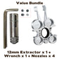 Premium Easy-Out Stripped Screw Extractor Set