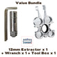 Premium Easy-Out Stripped Screw Extractor Set