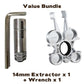 Premium Easy-Out Stripped Screw Extractor Set