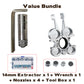 Premium Easy-Out Stripped Screw Extractor Set
