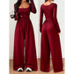 🚨 24-Hour Deal! Don’t Miss Out 💨Women's Casual Square Neck Wide-Leg Jumpsuit