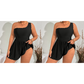 💎 Best Sellers: Up to 50% Off – Shop the Hype💎Women's Plus Size One-Shoulder Scalloped Swimsuit