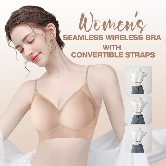 ⏰Last Day — 🔥BUY 1 GET 1 FREE🌟Women's Seamless Wireless Bra with Convertible Straps