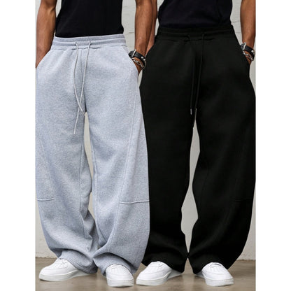 Men's Casual Straight-Leg Sweatpants