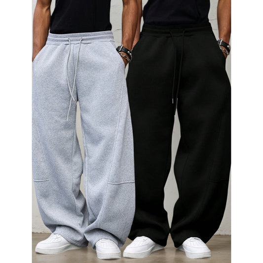 Men's Casual Straight-Leg Sweatpants