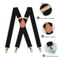 📢📢50% OFF !! ⏰✨Buy 1 Get 1 Free✨Men's X-Back Suspenders with Hook Clips