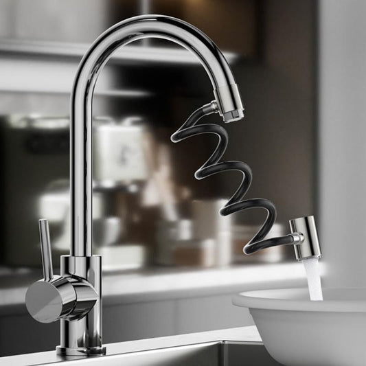 304 Stainless Steel Pull-Out Faucet Sprayer Head