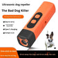 Neues intelligentes Ultraschall-Hundegebell-Abwehrgerät aus Kunststoff, 4-in-1, tragbar, Handgerät, Anti-Bell-Trainer, Outdoor, Selbstverteidigungs-Taschenlampe