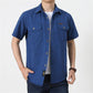 Men's Casual Cotton Short-sleeved Shirt