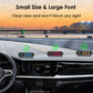 Multi-Function Digital Car Speed Display & Compass