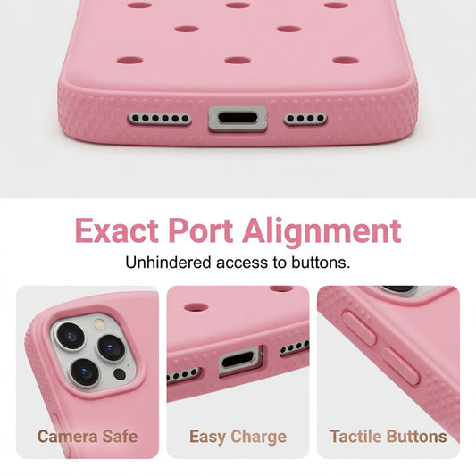 Clog-Inspired Phone Case with Strap