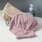 Haarturban aus Korallenfleece