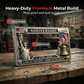 Heavy-Duty Iron Anniversary License Plate Frame