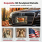 Heavy-Duty Iron Anniversary License Plate Frame