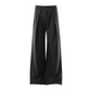 Men’s Loose Fit Straight-Leg Suit Trousers