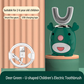 Kids' U-Shaped Automatic Electric Toothbrush