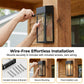 Modern Solar-Powered LED Wall Light