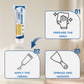 ⏰🛠️Efficient Drywall Repair Kit with Scraper