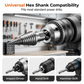 Heavy-Duty Firewood Splitting Drill Bit Set