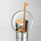 🏆 🔥Buy more save more🍳Multi‑Functional Kitchen Utensil Holder, Stainless Steel Organizer, for Spoons, Pot Lids & Cooking Gadgets, Countertop Kitchen Storage